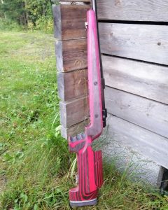 Custom gun stock, pink